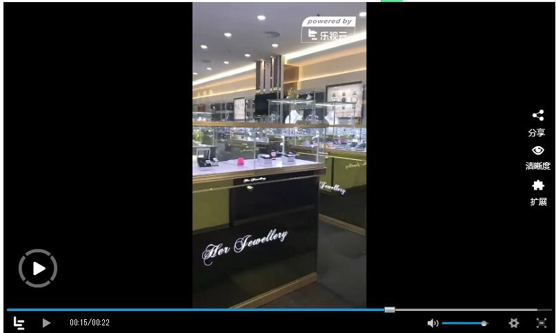 馬來(lái)西亞·Hei Jewellry—首飾飾品展柜玻璃珠寶柜臺(tái)展示柜